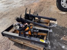 Wolverine Skid Steer Auger Drive & 2 Bits