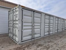 40' 1 Trip High Side Shipping Container w/ 4 Side Doors