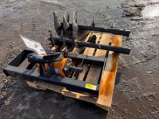 Wolverine Skid Steer Auger Drive & 2 Bits