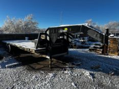 Eager Beaver 28ft Flatbed Gooseneck Trailer