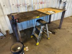Steel Welding Table, Gorilla 2 step Ladder & Vice