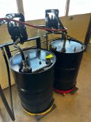 Drums of Oils w/ pumps