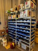 Rack with Supplles and part totes