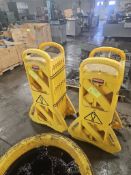 2 Rubbermaid Safety Barriers - Dowagiac Plant Location