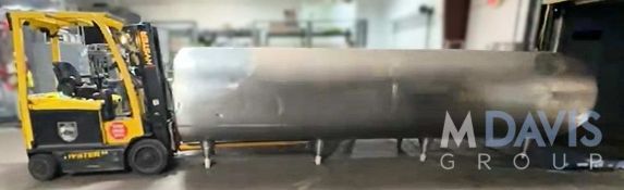 Aprox. 3,200 Gal. Horizontal S/S Tank