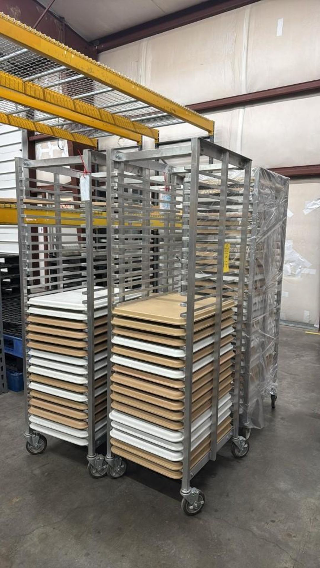 Bakery Sheet Pan Racks, aluminum, approximately 20-25 slots per rack ...