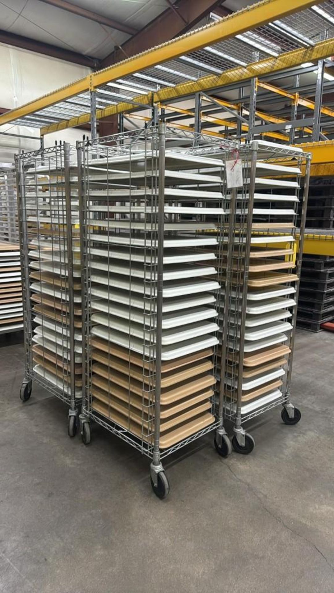 Bakery Sheet Pan Racks, aluminum, approximately 20-25 slots per rack ...