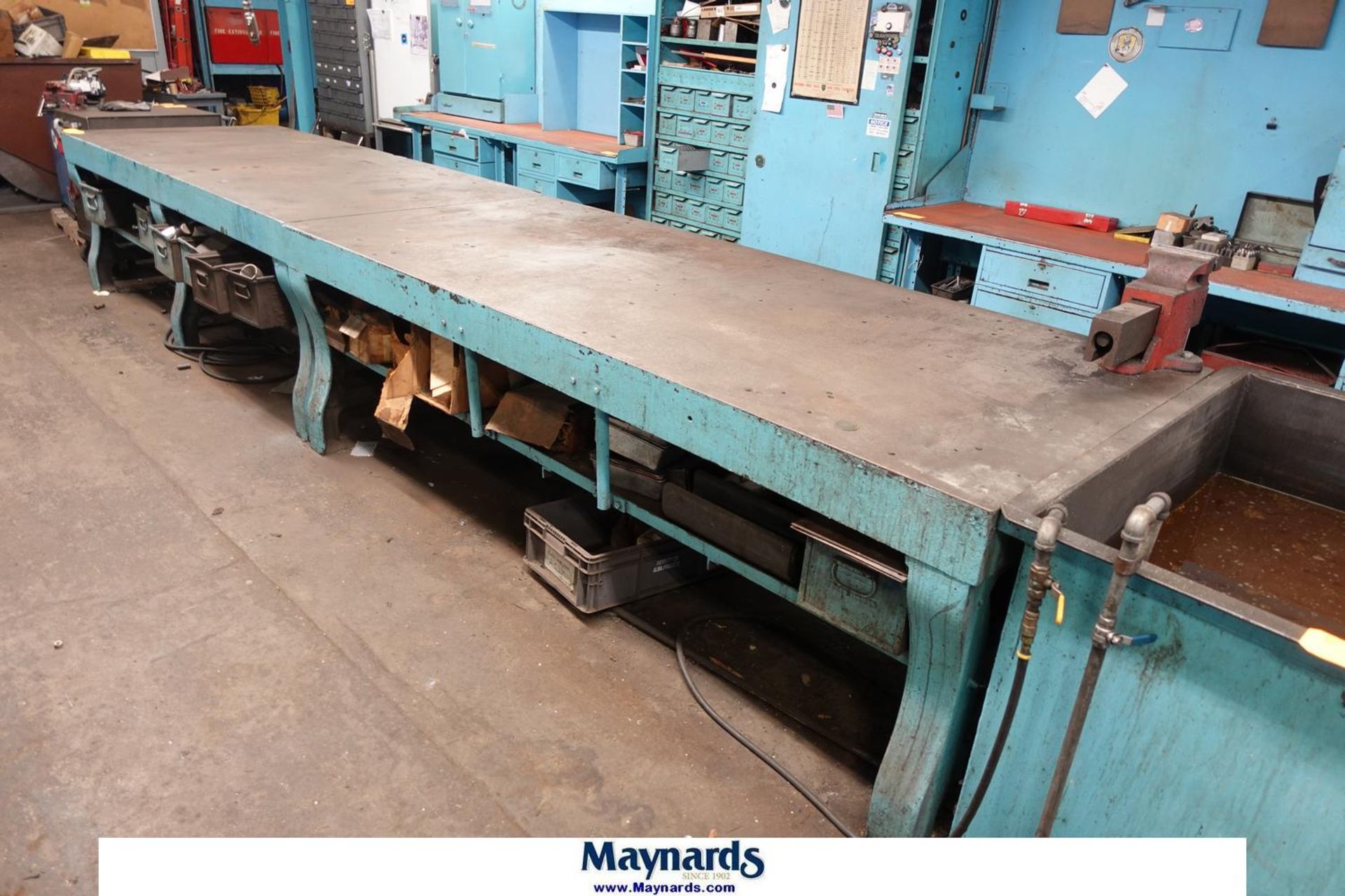 Table Layup Image Lot (2) Heavy Duty Steel Layup Tables 47