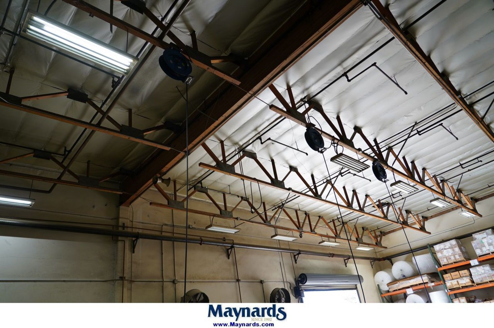(6) Retractable Hose Reels Ceiling Mounted