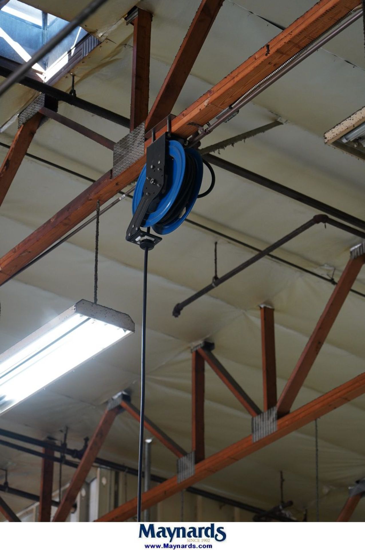 (5) Retractable Hose Reels , Ceiling Mounted
