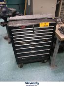 11-Drawer Rolling Tool Cabinet with Contents