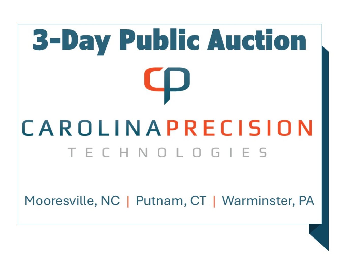Carolina Precision Technologies - Warminster, PA [Day #3]