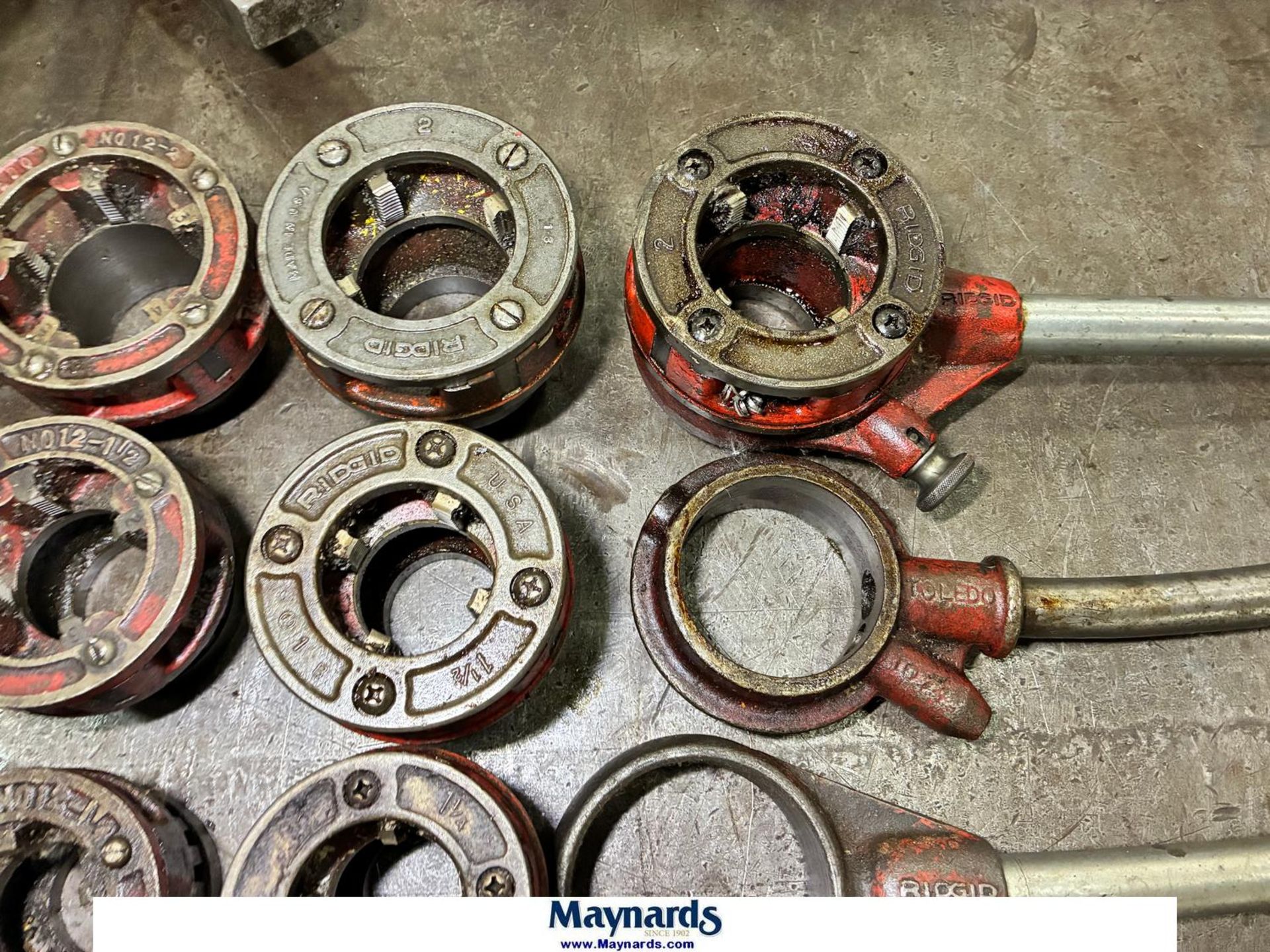 RIDGID Heavy-Duty pipe Threaders (1) Lot of (4) pipe ratchet Threaders ...