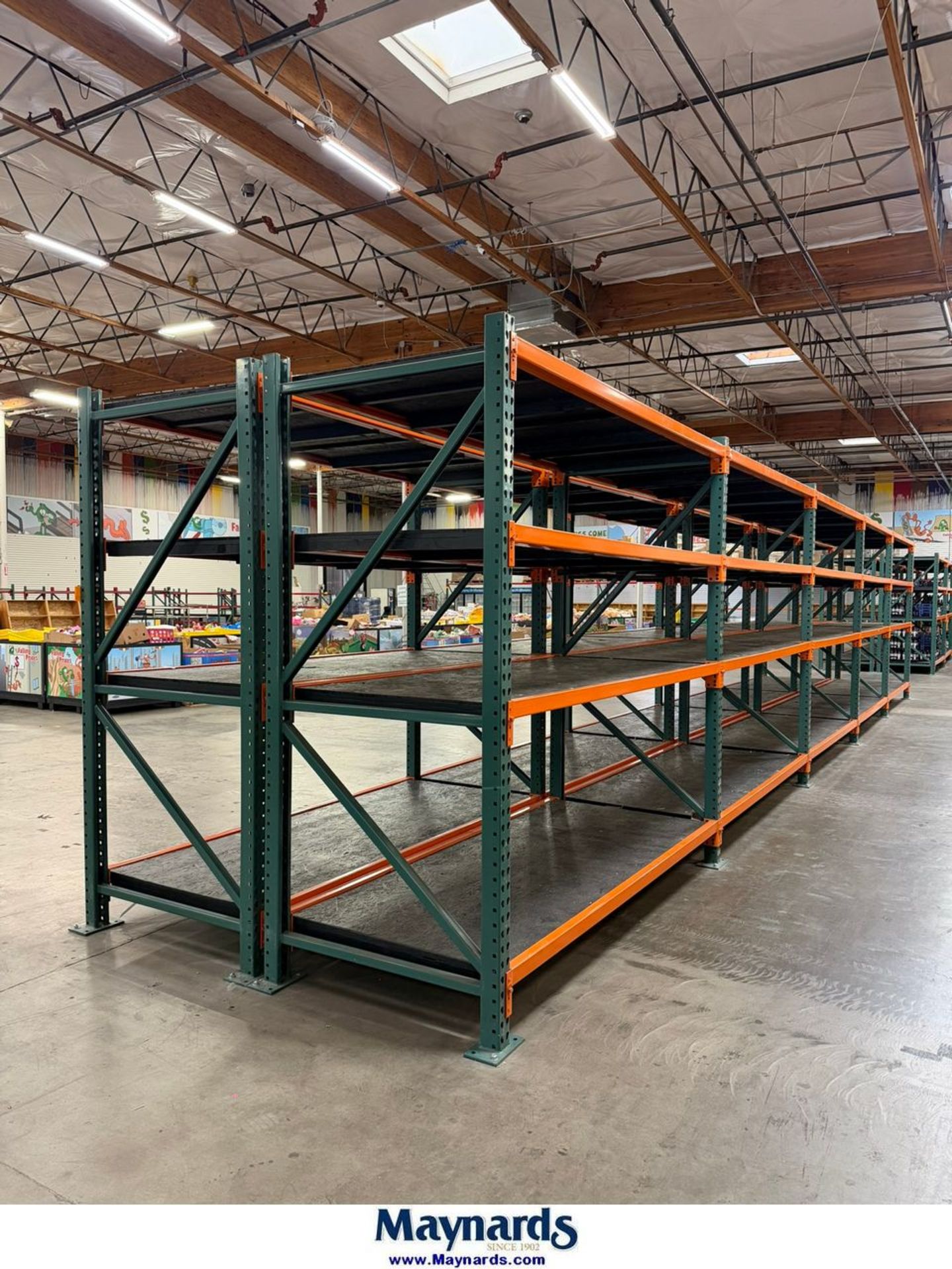 (10) Sections of Pallet Racking (No Contents) ; (12) 8' x 42