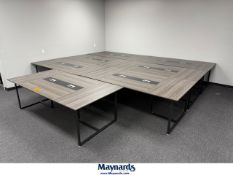 Lot of (7) Tables (94-1/2" W x 47-1/4" D x 30-1/8" H)