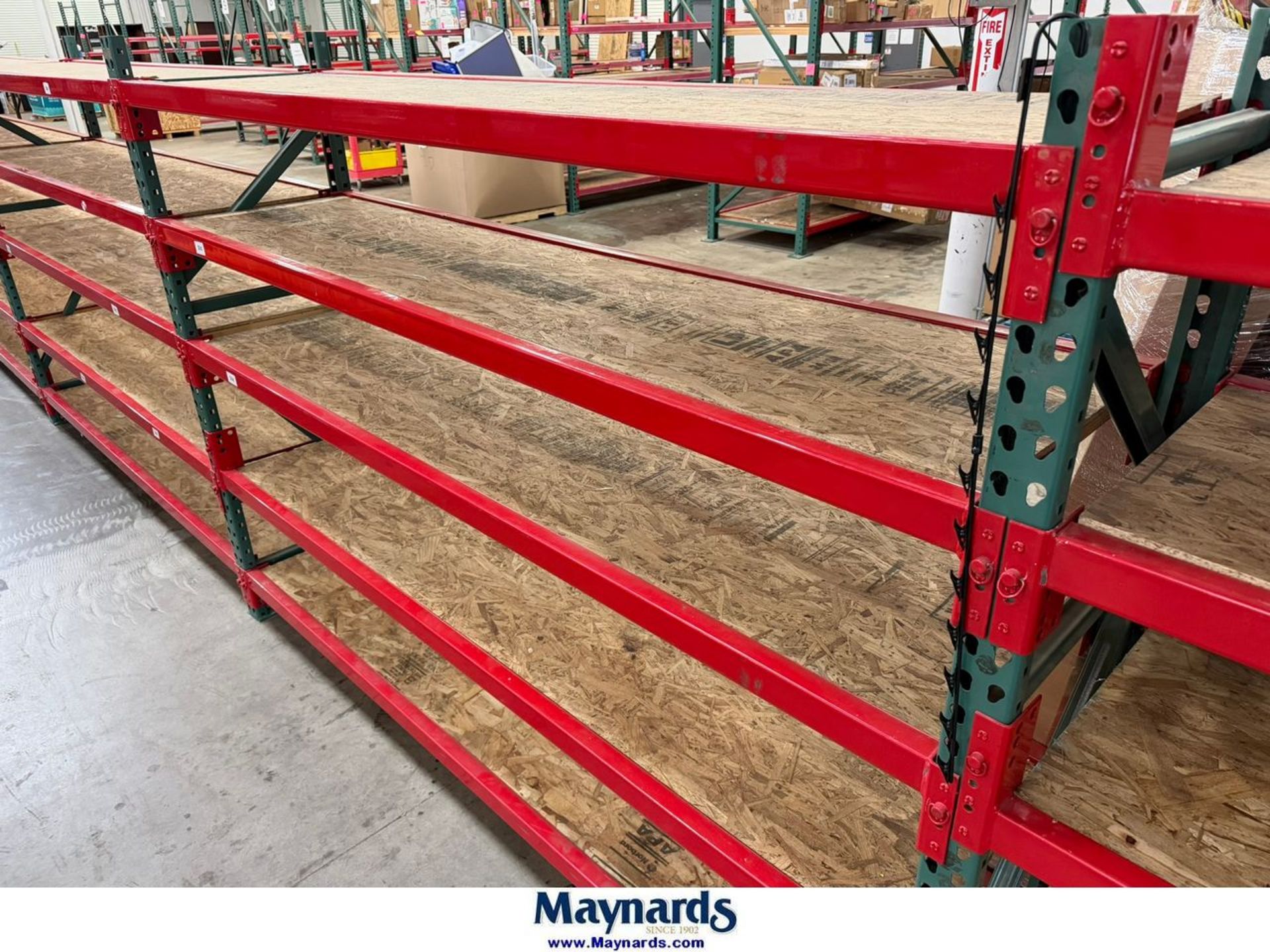 (15) Sections of Pallet Racking (No Contents) ; (16) 6' H x 24
