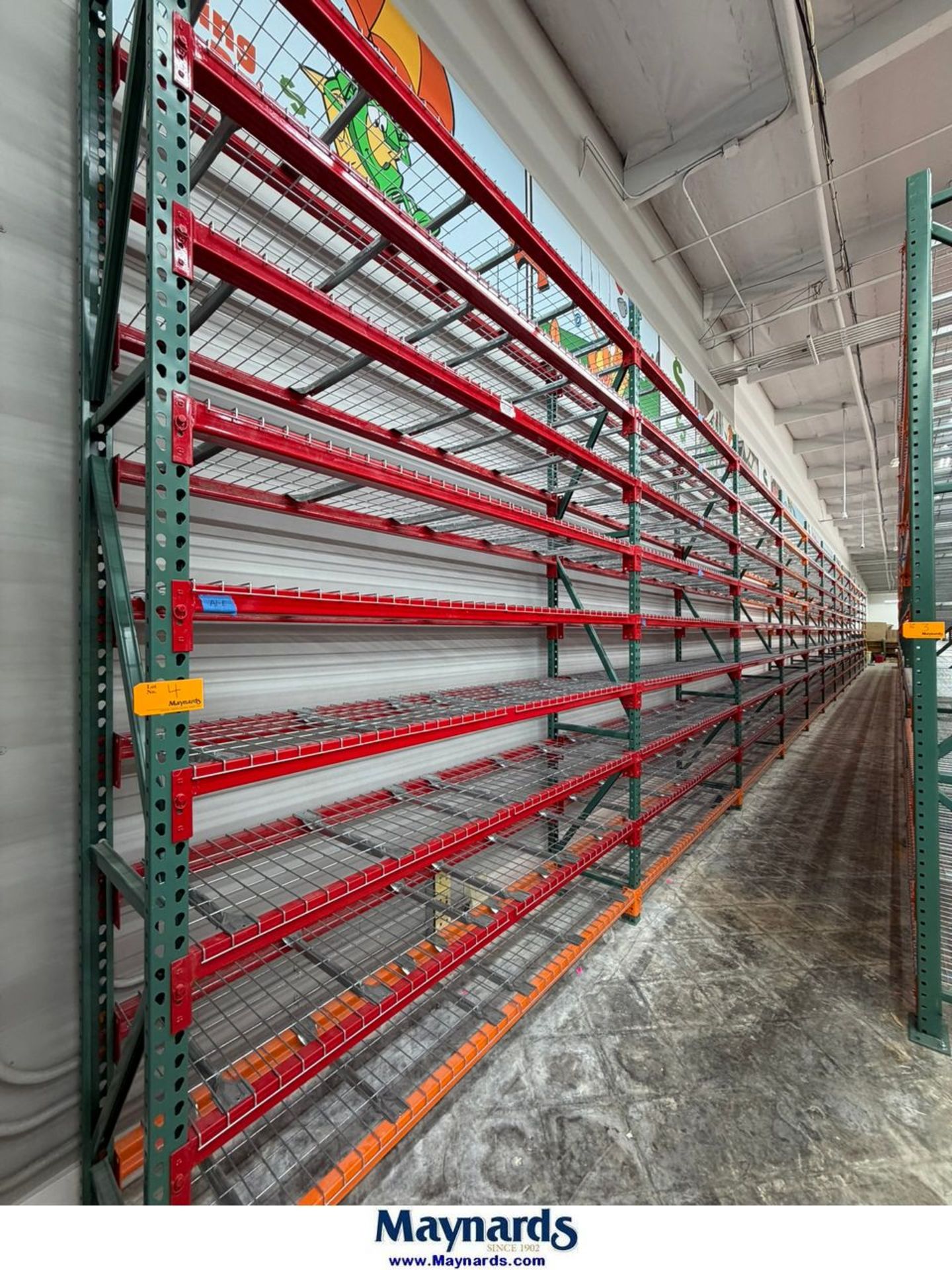 (72) Sections of Pallet Racking ; (78) 12' H x 24