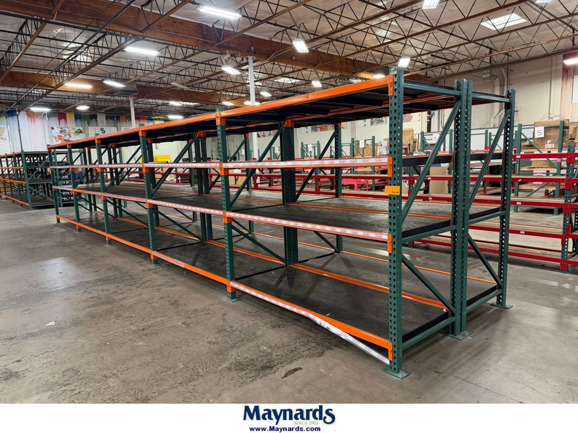 (10) Sections of Pallet Racking (No Contents) ; (12) 8' x 42