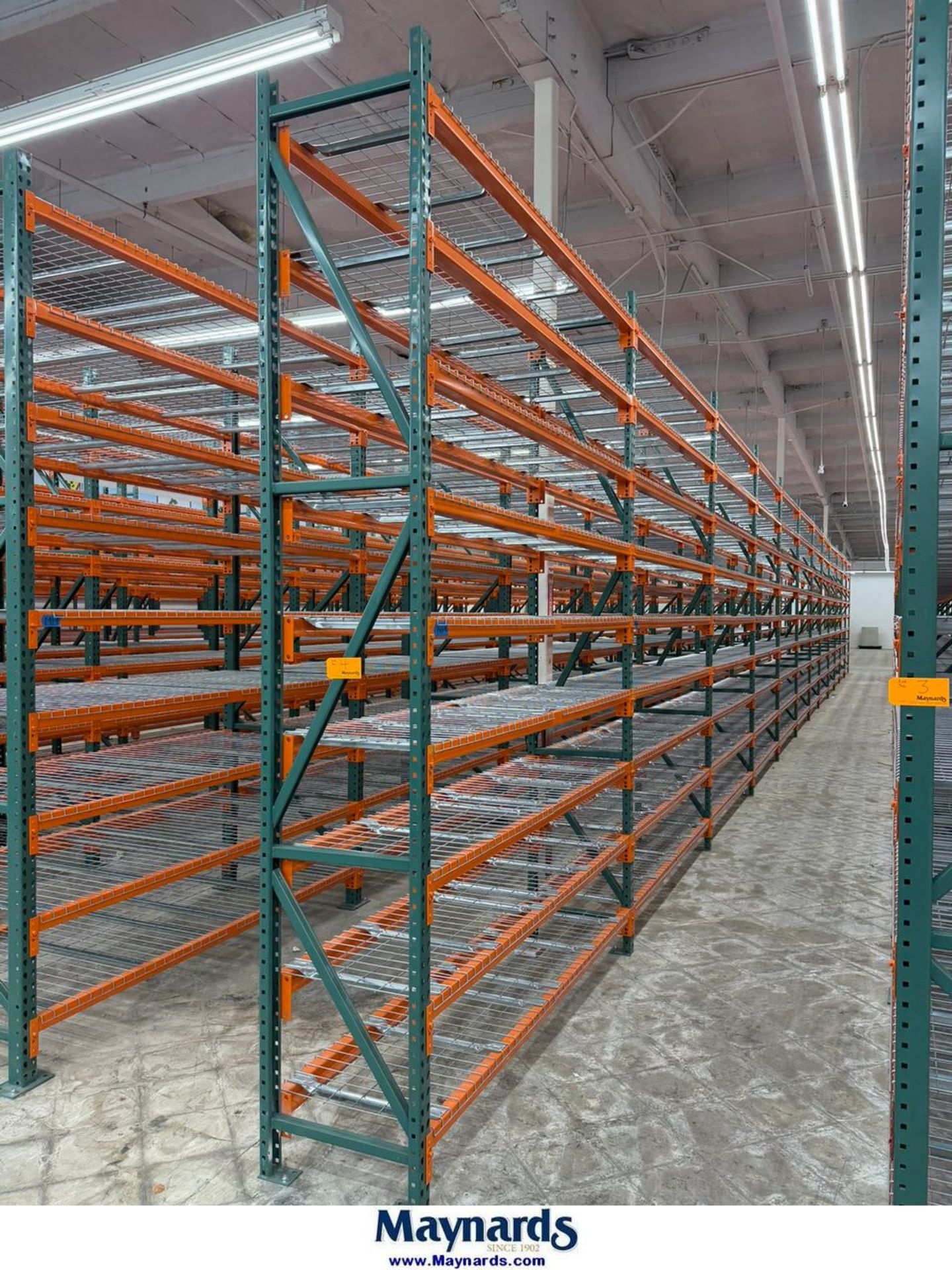 (72) Sections of Pallet Racking ; (78) 12' H x 24