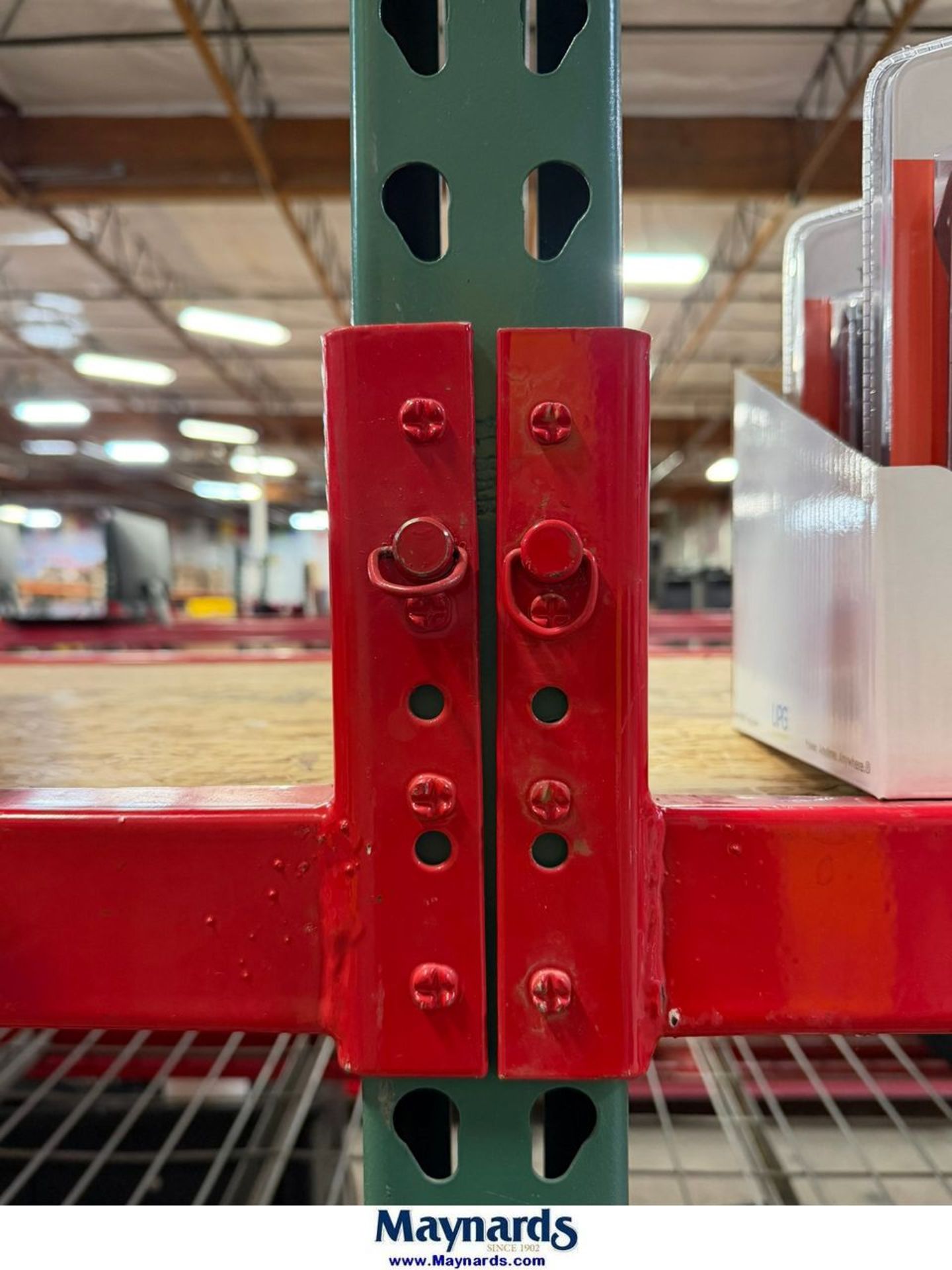 Pallet Racking Extra Posts (28) Sections of Pallet Racking (No Contents) ; (40) 8' H x 42