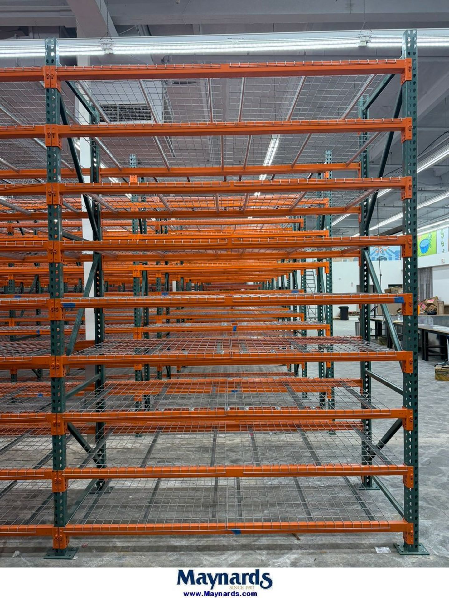 (102) Sections of Pallet Racking ; (111) 12' H x 42