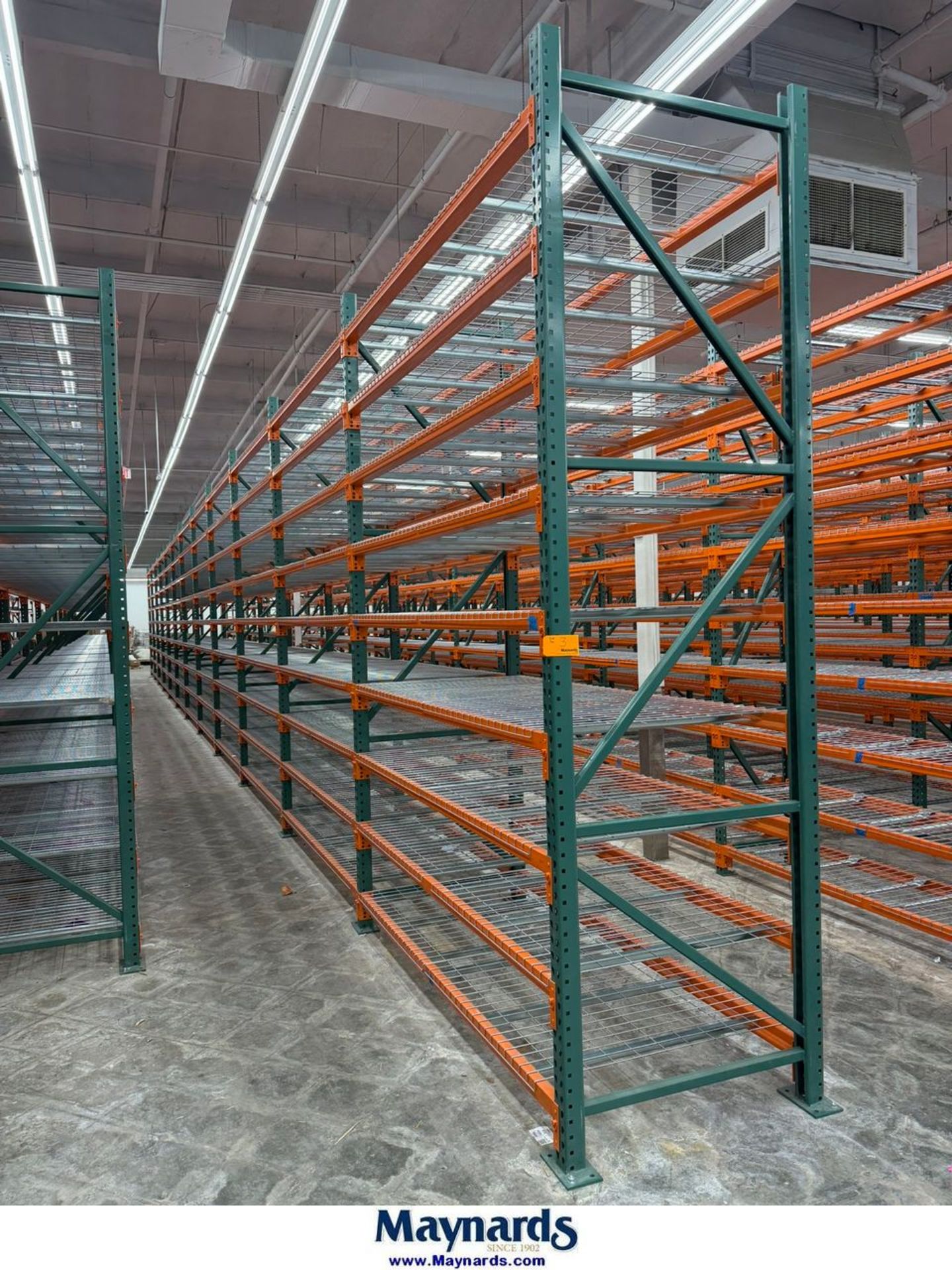 (102) Sections of Pallet Racking ; (111) 12' H x 42