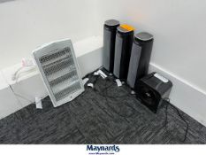 Lot of (5) Space Heaters (Various Makes/Models - See Photos)