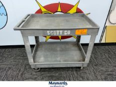 Plastic Service Cart (3' x 2' x 32-1/2" H)