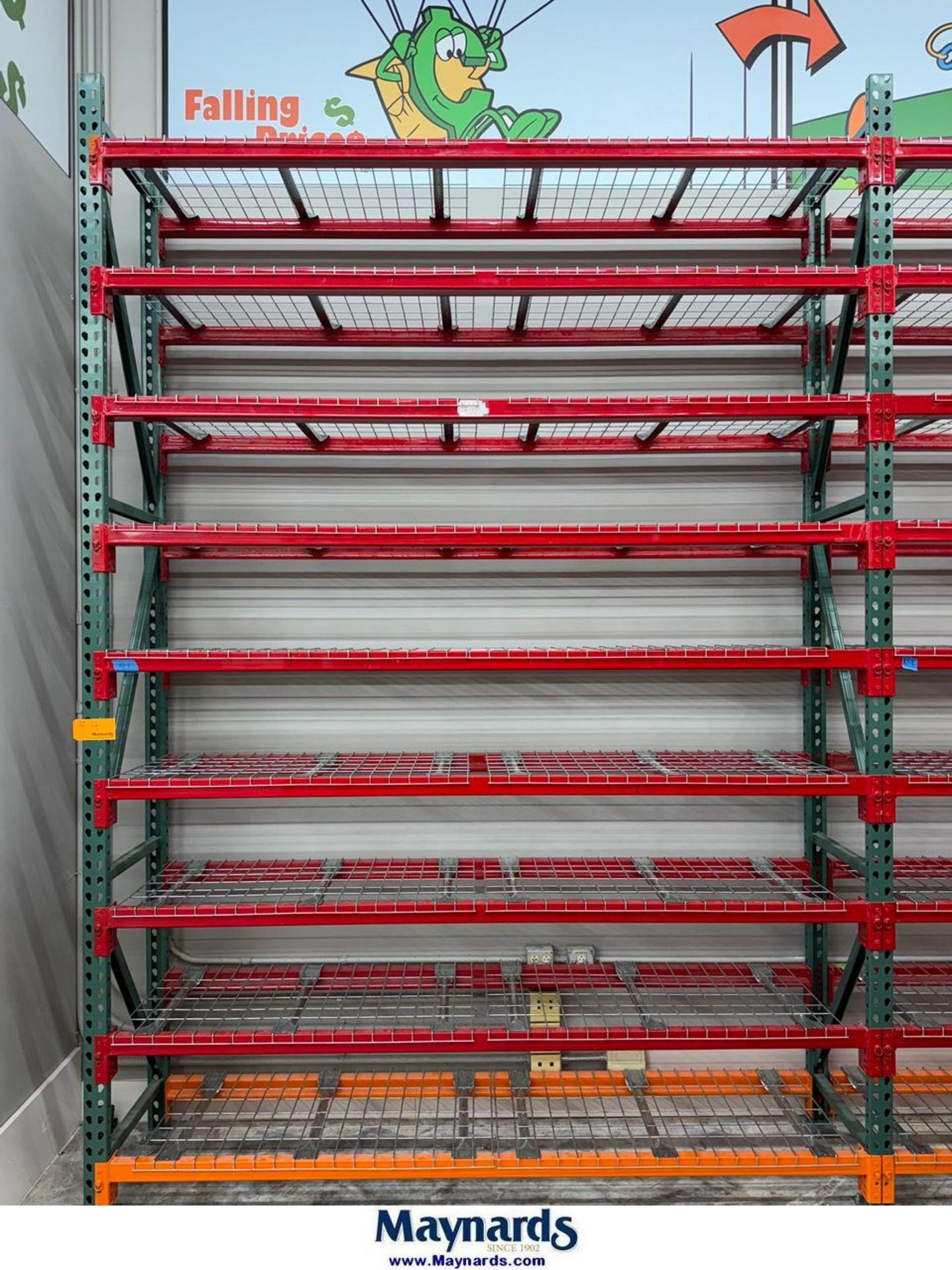 (72) Sections of Pallet Racking ; (78) 12' H x 24