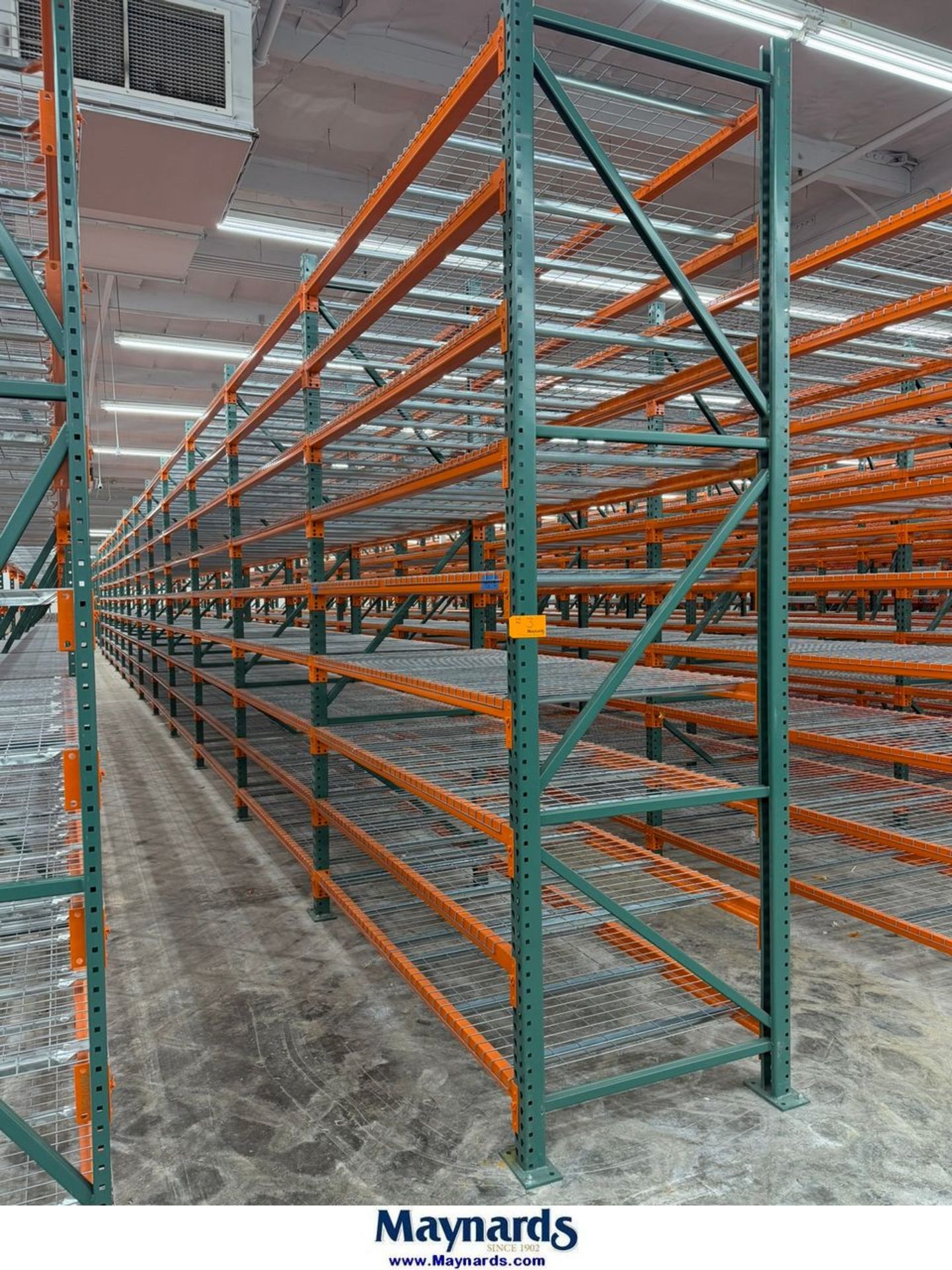 (102) Sections of Pallet Racking ; (111) 12' H x 42