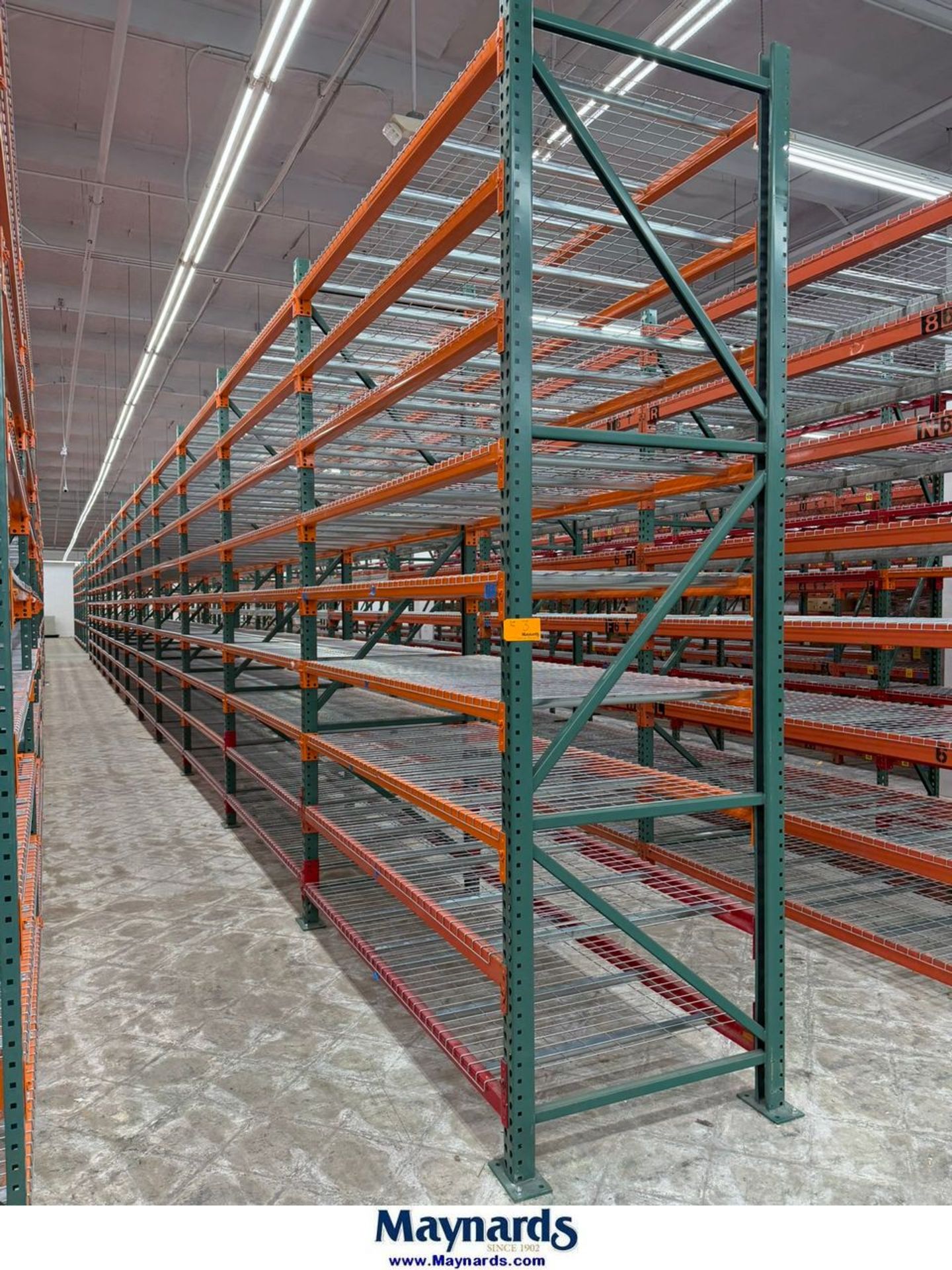 (102) Sections of Pallet Racking ; (111) 12' H x 42
