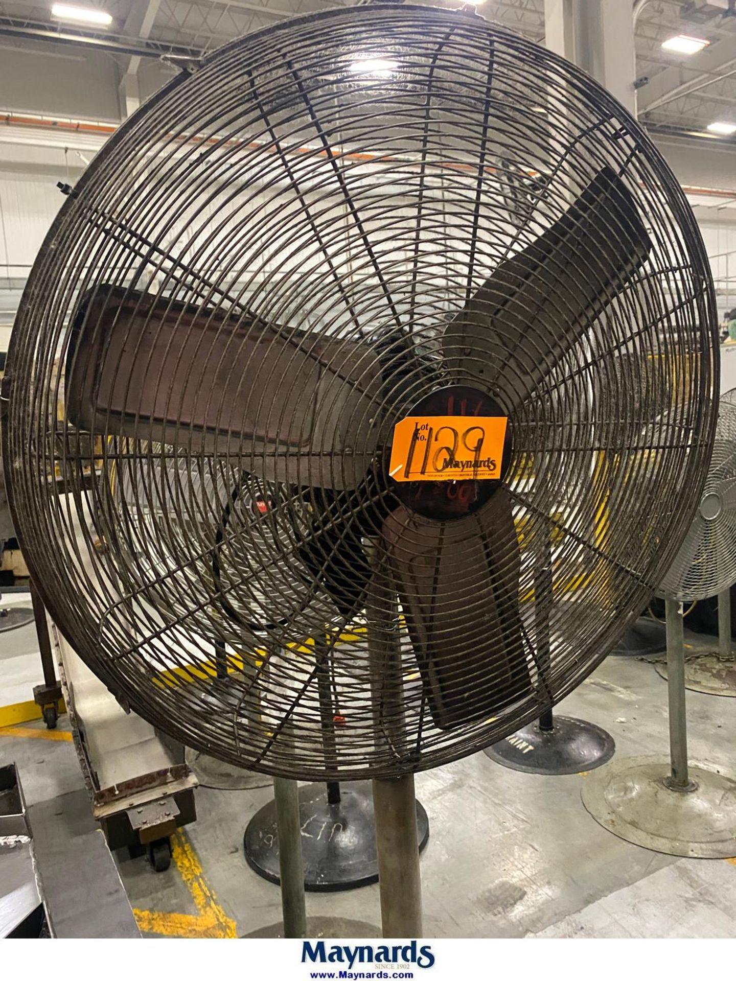 Shop fans (1) Lot of (6) 24'' Shop fans