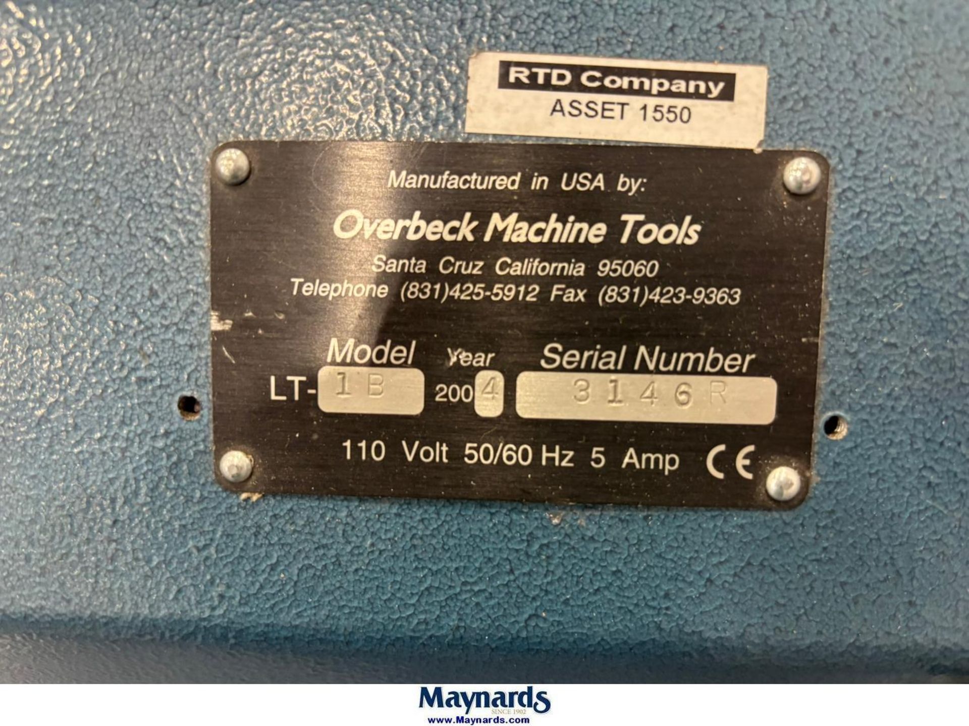 2004 Overbeck Model 