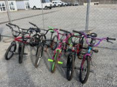 (6) Bicycles and Skateboard