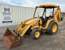 2003 John Deere 110TLD 4x4 Backhoe Loader w/Broom