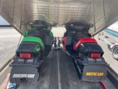 (2) Arctic Cat Snowmobiles and 1998 Triton Trailer