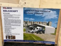 High-End SDLC2030FT All Steel Carport