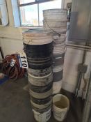Lot: Utility 5-Gallon Buckets / Storage Pails