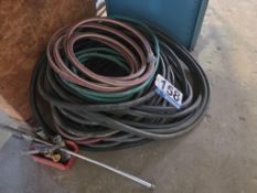 Lot: Water Hoses and Various Fittings