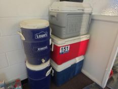 Lot Coolers & Water Dispensers - 6-Piece Collection