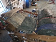 Assorted Tarps and Utility Blankets