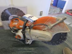 Stihl TS420 CutQuik Concrete Cut Off Saw, Includes 2 Diamond Blades