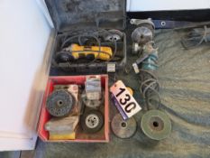 (2) Angle Grinders: DEWALT & Makita