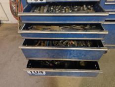 Contents (4) Drawers: Assorted Hand Tools