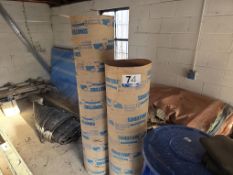 (2) Sonotube 16-inch Round Concrete Forms, Spiral Wound