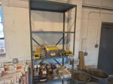 Steel Shelf Unit with Various Fasteners
