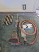 35 lb Pneumatic Hammer, Air Chisel, with Bits