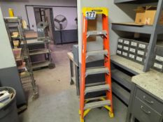 WERNER 6206 6ft Fiberglass Step Ladder