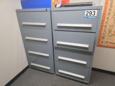Lot 5 Lateral File Cabinets and 3 Partition Sections