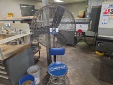 Pedestal Fan with Kobalt Stool
